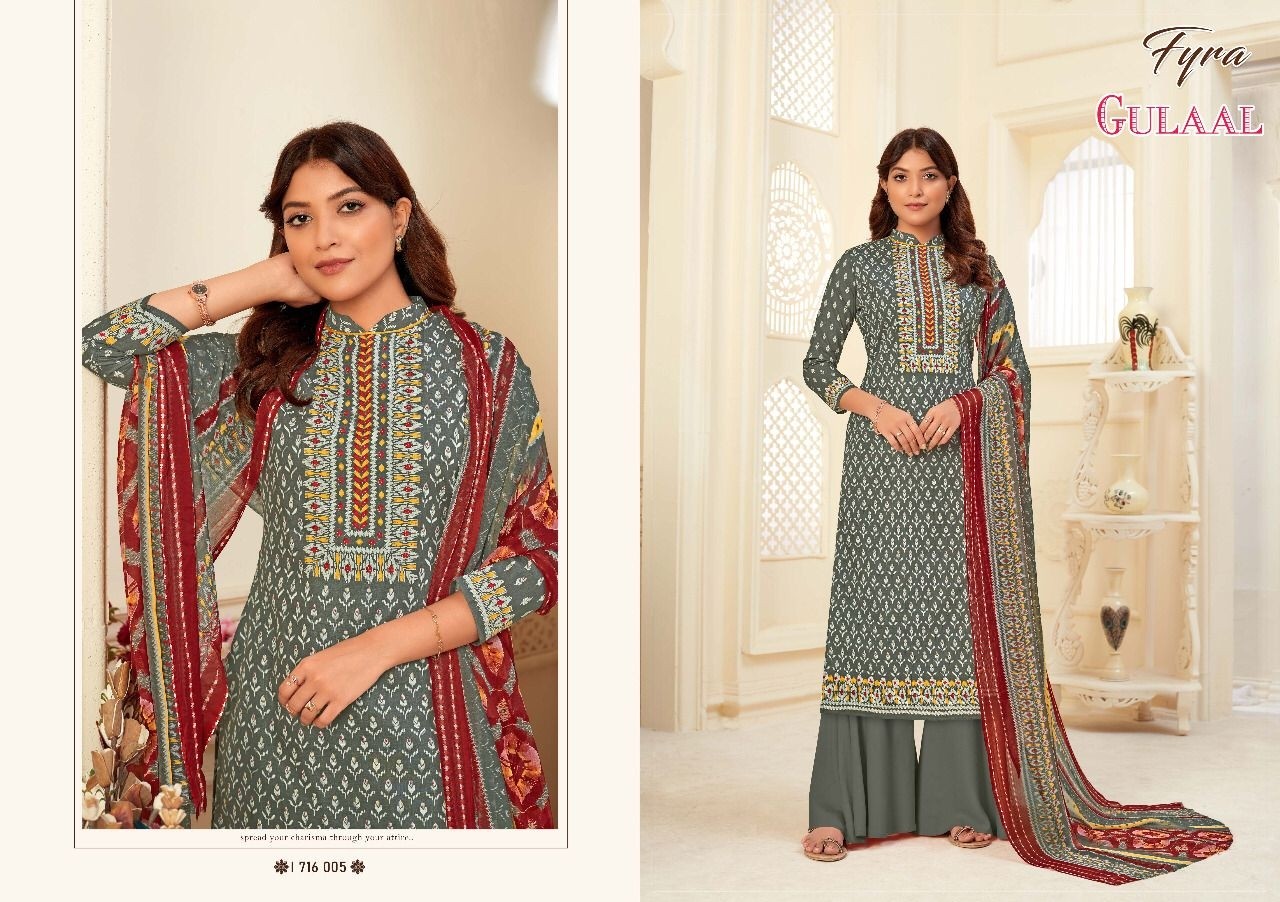 ALOK SUIT FYRA GULAAL MAKE IN INDIA WHOLESALE FULL SET