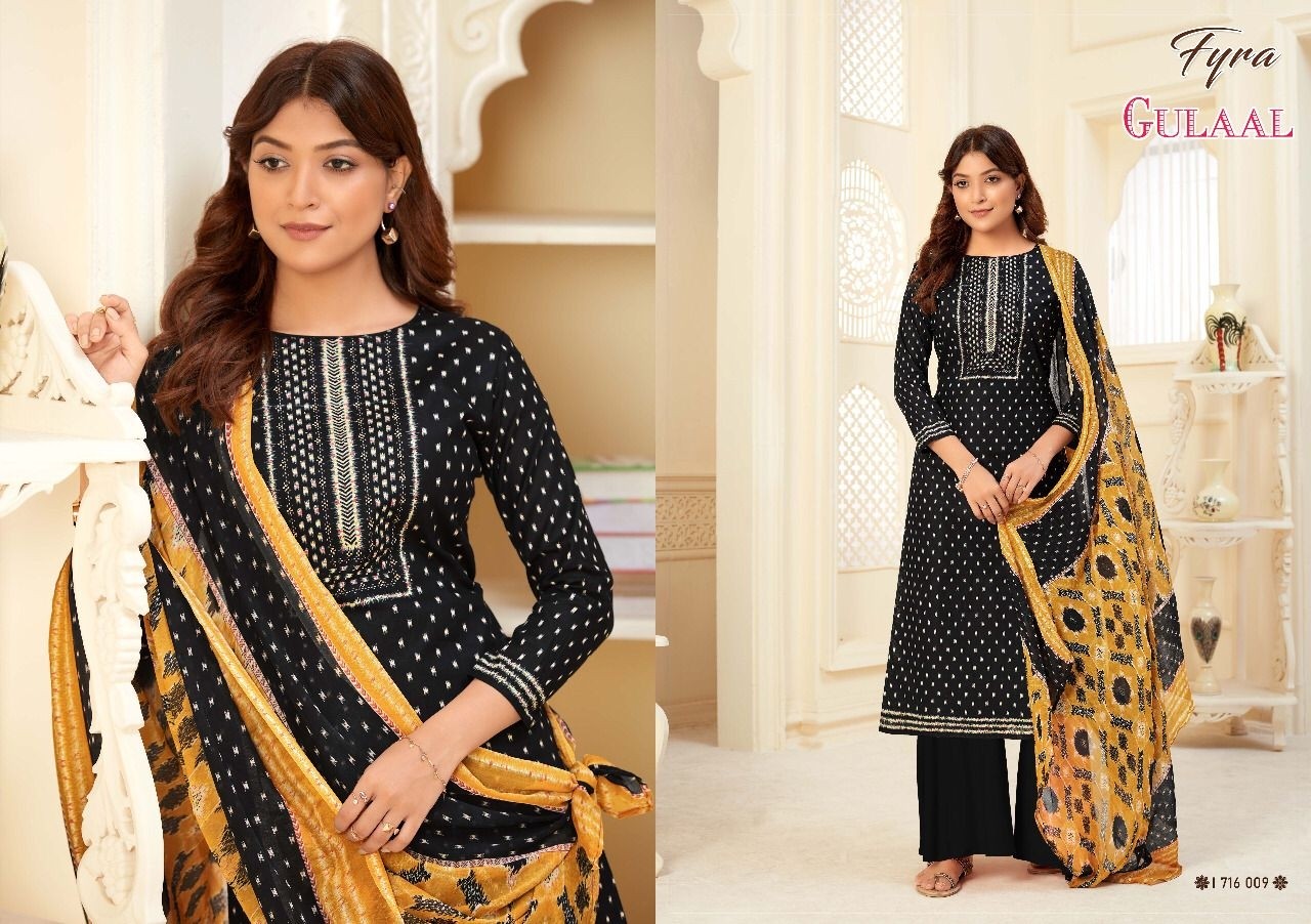 ALOK SUIT FYRA GULAAL MAKE IN INDIA WHOLESALE FULL SET