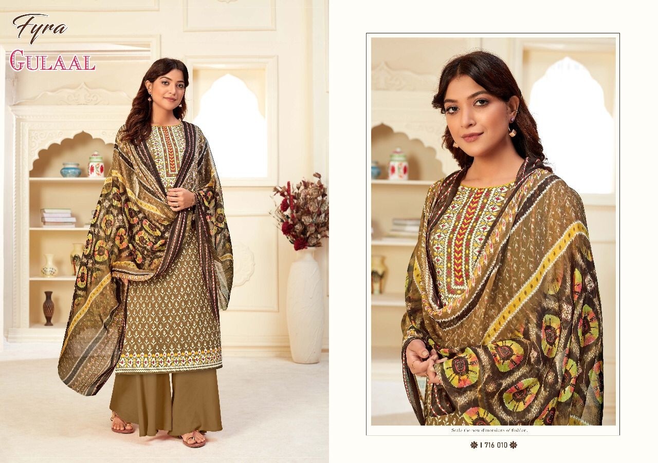 ALOK SUIT FYRA GULAAL MAKE IN INDIA WHOLESALE FULL SET