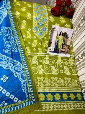 KEVAL FAB  ALIJA BANDHANI SPECIAL 1001TO1006 KARACHI SUITS COTTON PRINT