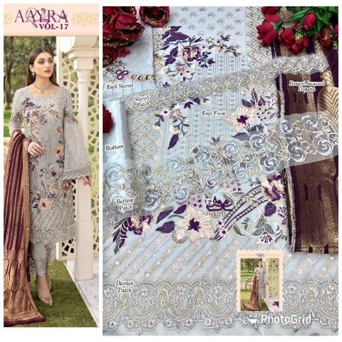 COSMOS AAYRA VOL-17 1701 SALWAR KAMEZ AVALAIBALE WHOLESALE