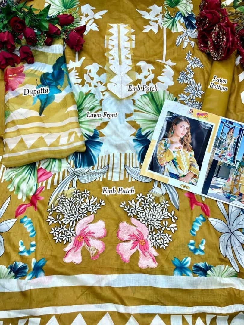 SHRADDHA DESIGNER MAHGUL VOL-2 1001TO1006 KARACHI SUITS WHOLESALE DEALER