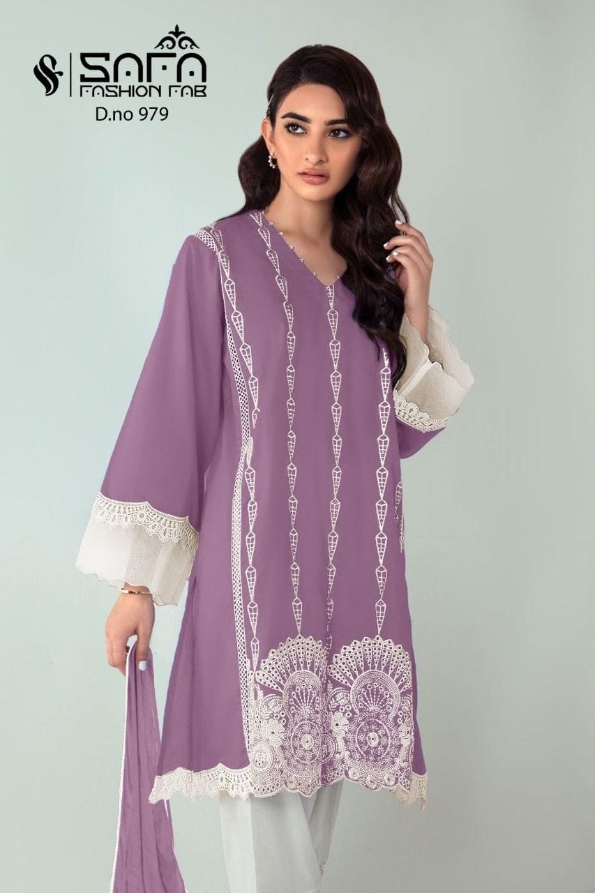 SAFA FASHION 979 TUNICS PAKISTANI KURTIS WHOLESALE PRICE AVAILABALE