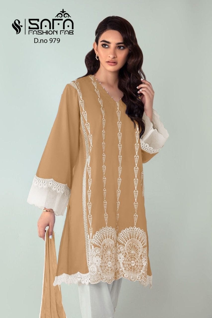 SAFA FASHION 979 TUNICS PAKISTANI KURTIS WHOLESALE PRICE AVAILABALE