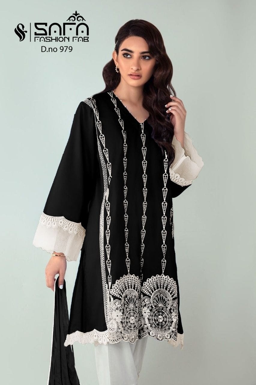 SAFA FASHION 979 TUNICS PAKISTANI KURTIS WHOLESALE PRICE AVAILABALE