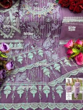 LAAIBAH DESIGNER AAYARA 24  DIAMOND MOTI ATTECH PAKISTANI SUITS 