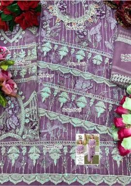 LAAIBAH DESIGNER AAYARA 24  DIAMOND MOTI ATTECH PAKISTANI SUITS 