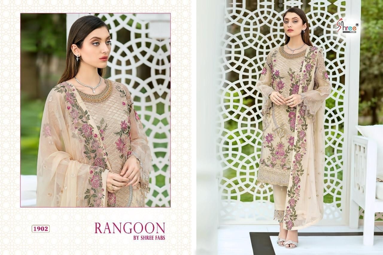 SHREE FABS RANGOON 1902 SALWAR KAMEZ WHOLESALE ONLINE