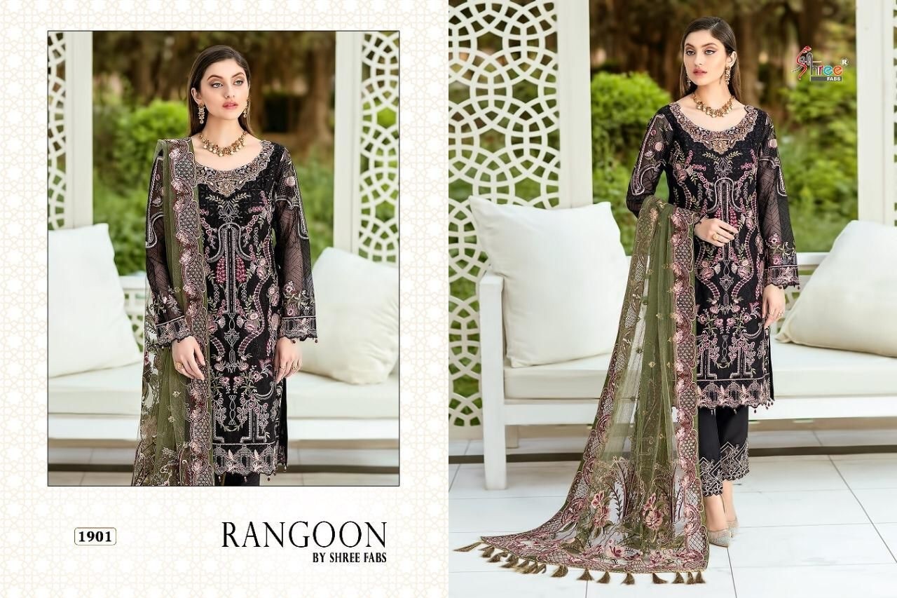 SHREE FABS RANGOON 1901 SALWAR KAMEZ WHOLESALE ONLINE