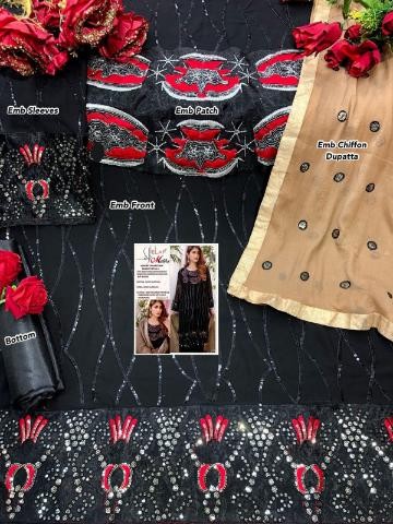 ELAF GALAXY FAB MALIHA LUXURY COLLECTION 135 LATEST SALWAR KAMEZ