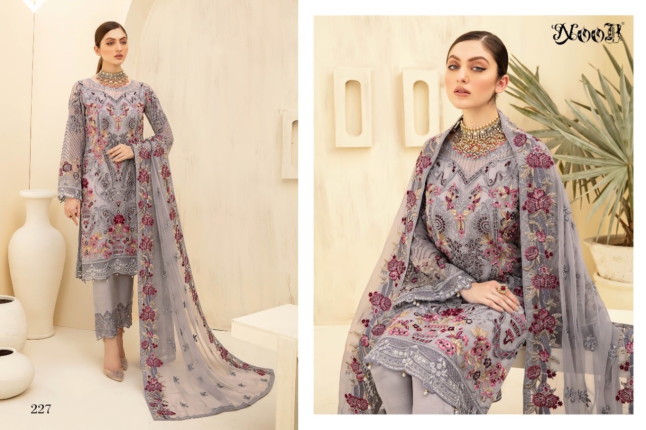 NOOR CHEVRON VOL-4 227 DUL SATOON WHOLESALE IN SURAT