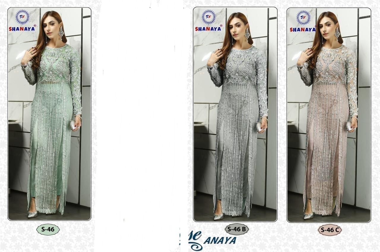 SHANAYA ROSE ANAYA S 46 B BRIDAL DEALER PAKISTANI SUITS WHOLESALE