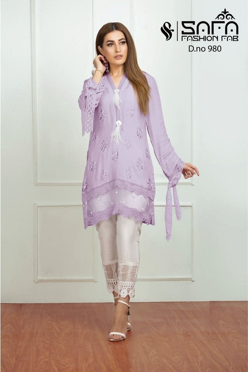 SAFA FASHION 980 TUNICS WHOLESALER KURTIS SURAT