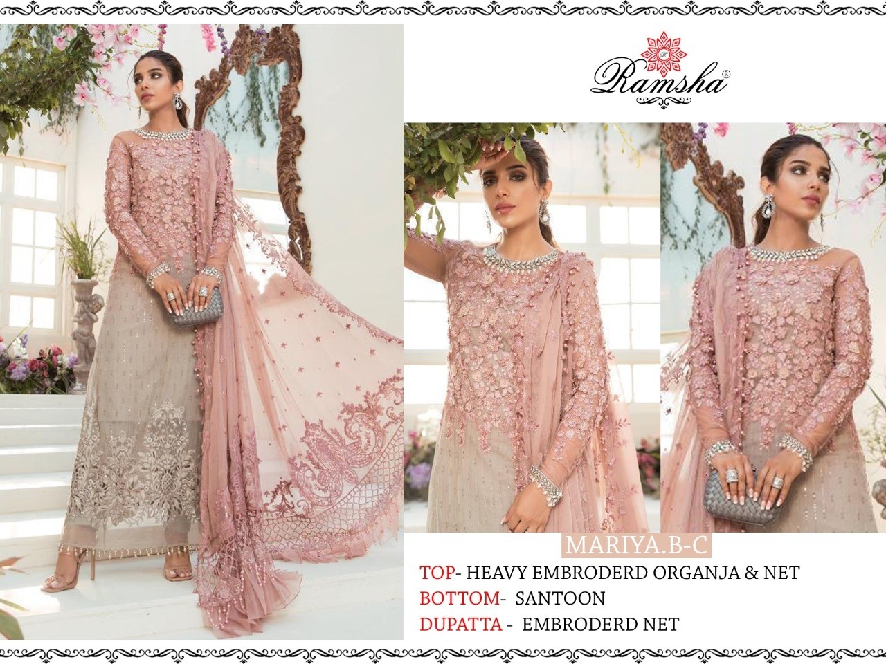 RAMSHA MARIYA.B-C WHOLESALER PAKISATNI SUITS