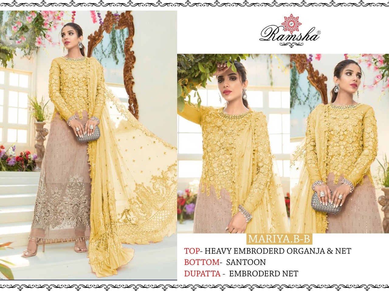 RAMSHA MARIYA.B-B WHOLESALER PAKISATNI SUITS