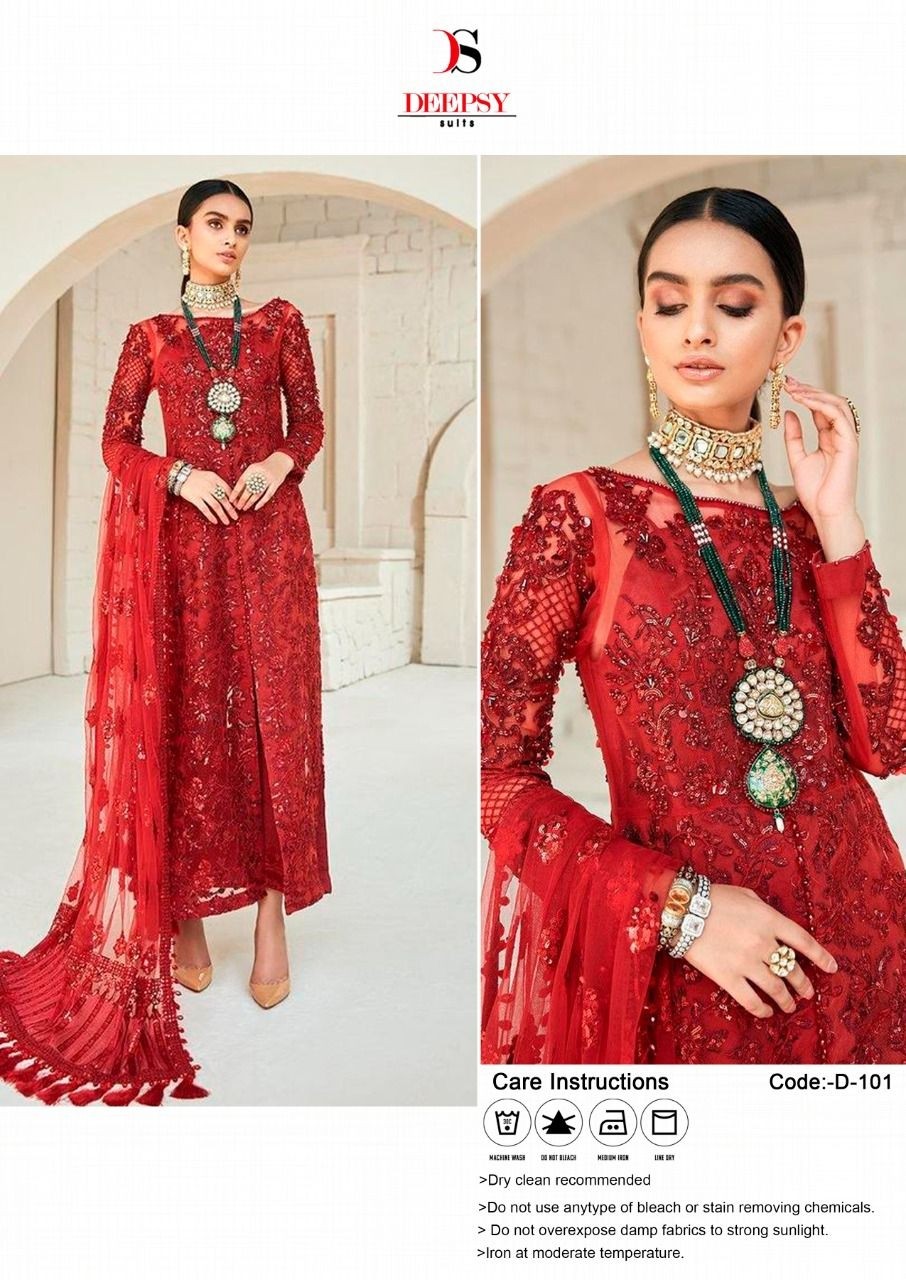 DEEPSY SUITS D-101 LATEST PAKISTANI SUITS SURAT