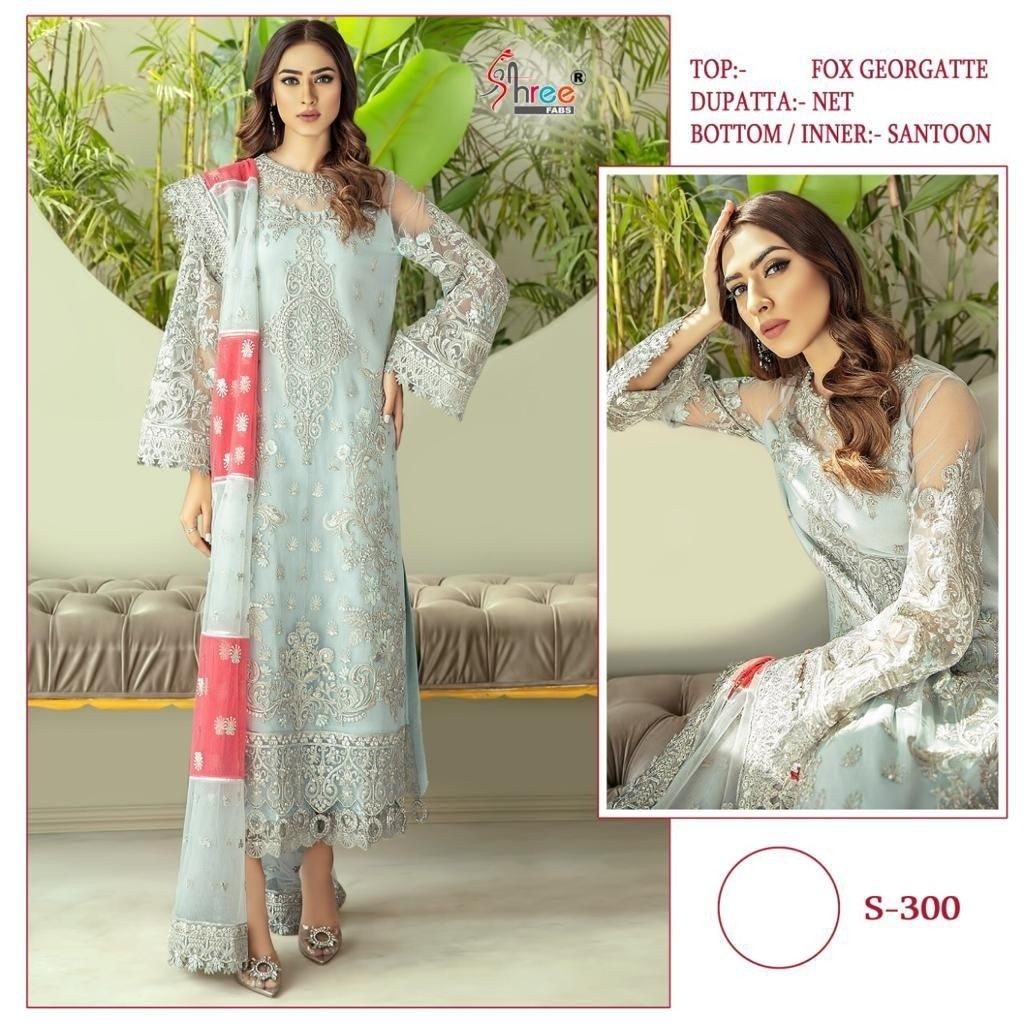 SHREE FABS S-300 FOX GEORGETTE BEST WHOLESALER 