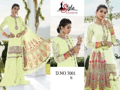 STYLE FASHION 3001 B LATEST PAKISTANI SUITS WHOLESALER IN SURAT