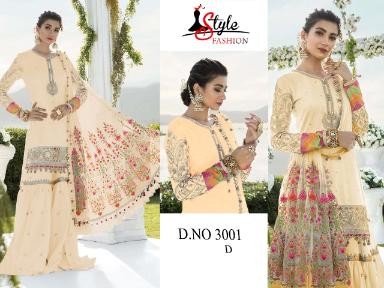 STYLE FASHION 3001 D LATEST PAKISTANI SUITS WHOLESALER IN SURAT