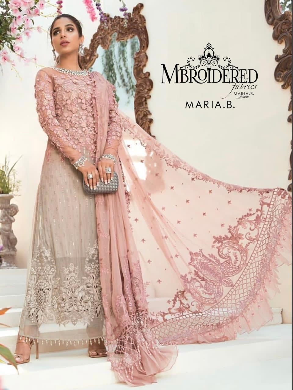 MARIA.B. LAWN MBROIDERED SALWAR KAMEZ BEST WHOLESALER DEALER