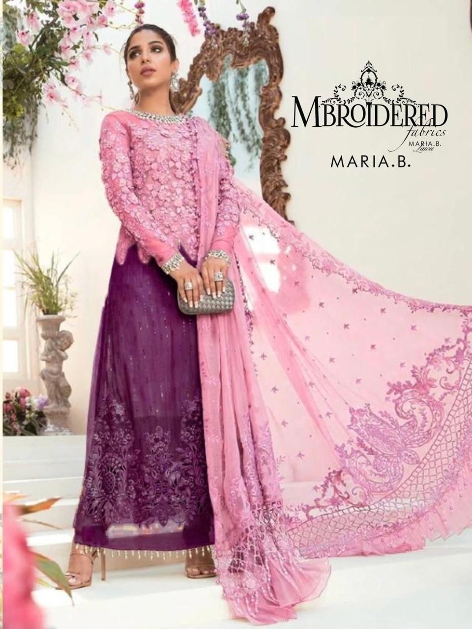 MARIA.B. LAWN MBROIDERED SALWAR KAMEZ BEST WHOLESALER DEALER
