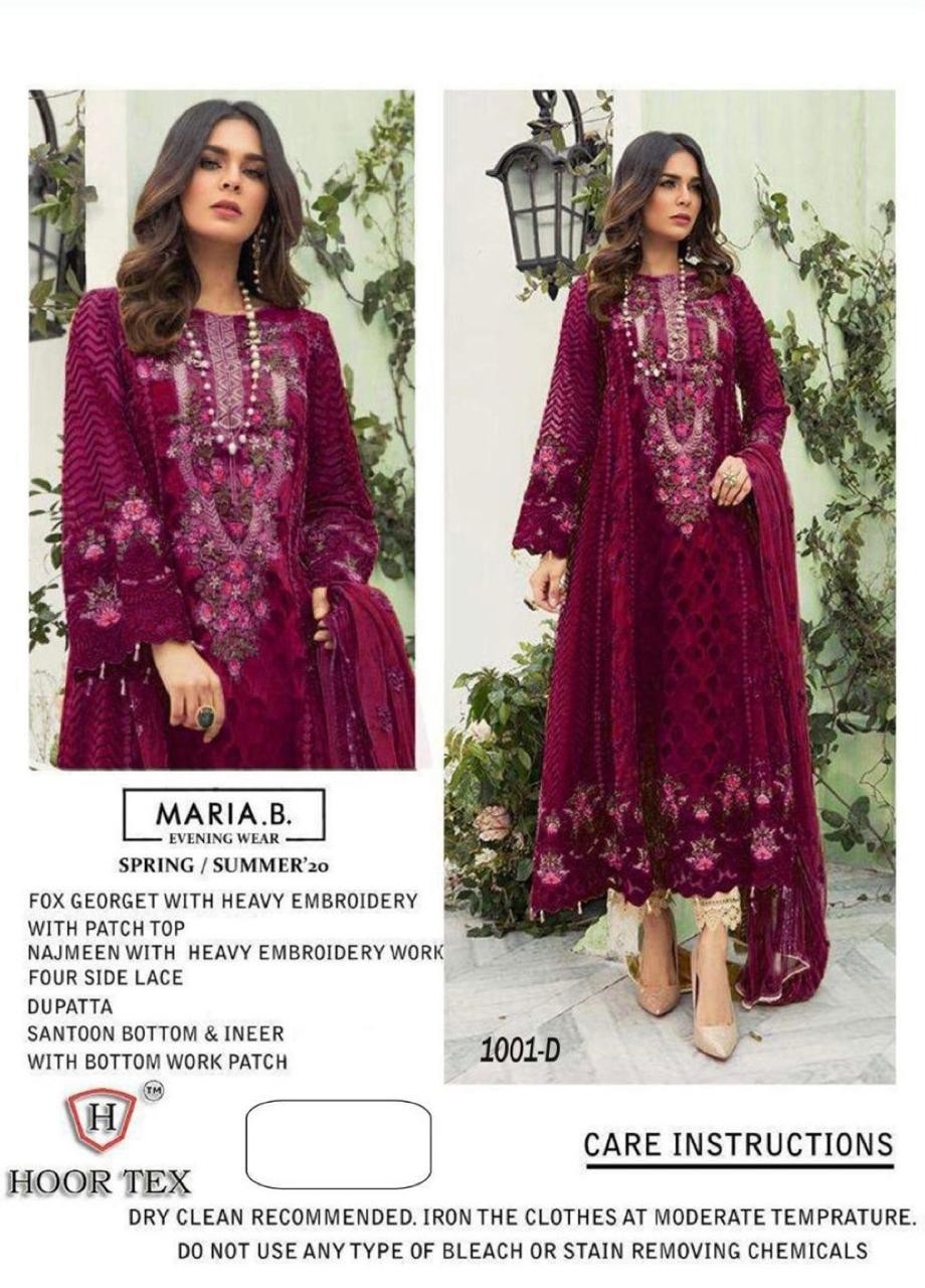 HOOR TEX MARIA.B.1001-D SALWAR KAMEZ WHOLESALER DEALER
