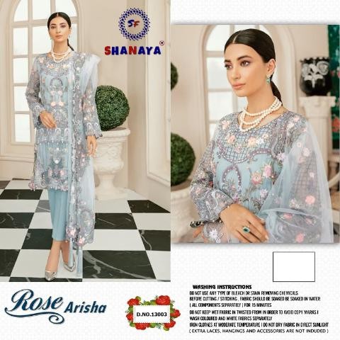 SHANAYA ROSE ARISHA 13003 PAKISTANI SALWAR KAMEEZ MANUFACTURER