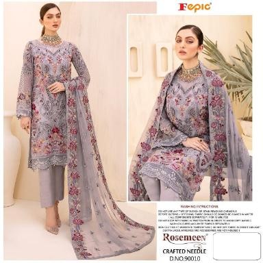 FEPIC ROSEMEEN CRAFTED NEEDLE 90010 PAKISTANI SUITS NEW COLLECTION SURAT