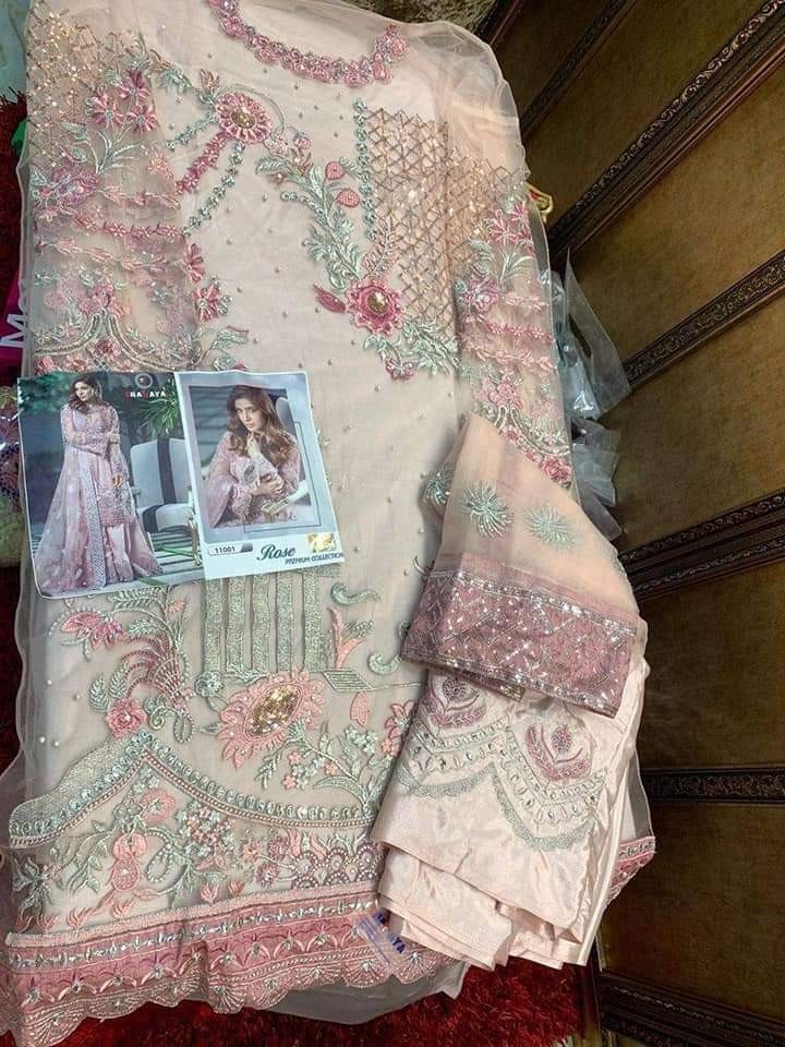 SHANAYA ROSE PREMIUM EDITION 11001 PAKISTANI SUITS MANUFACTURER