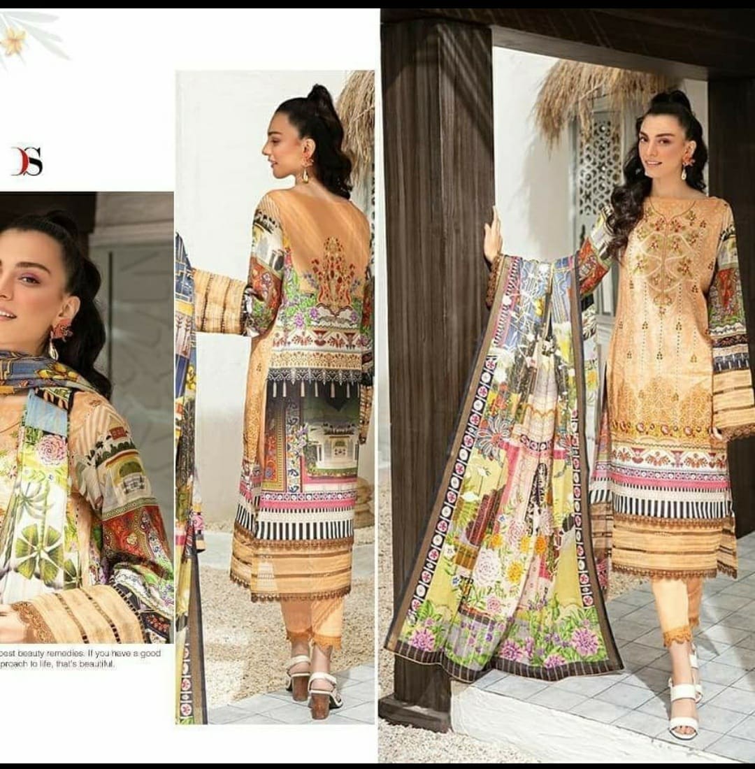 DEEPSY SUITS ELAN 13 HEAVY PRINT PAKISTANI SUITS SINGALE WHOLESALE
