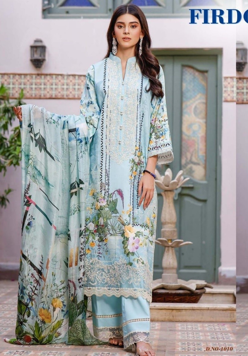 AGHA NOOR FIRDOUS JADE 1001TO1010 KARACHI SUITS WHOLESALER DEALER