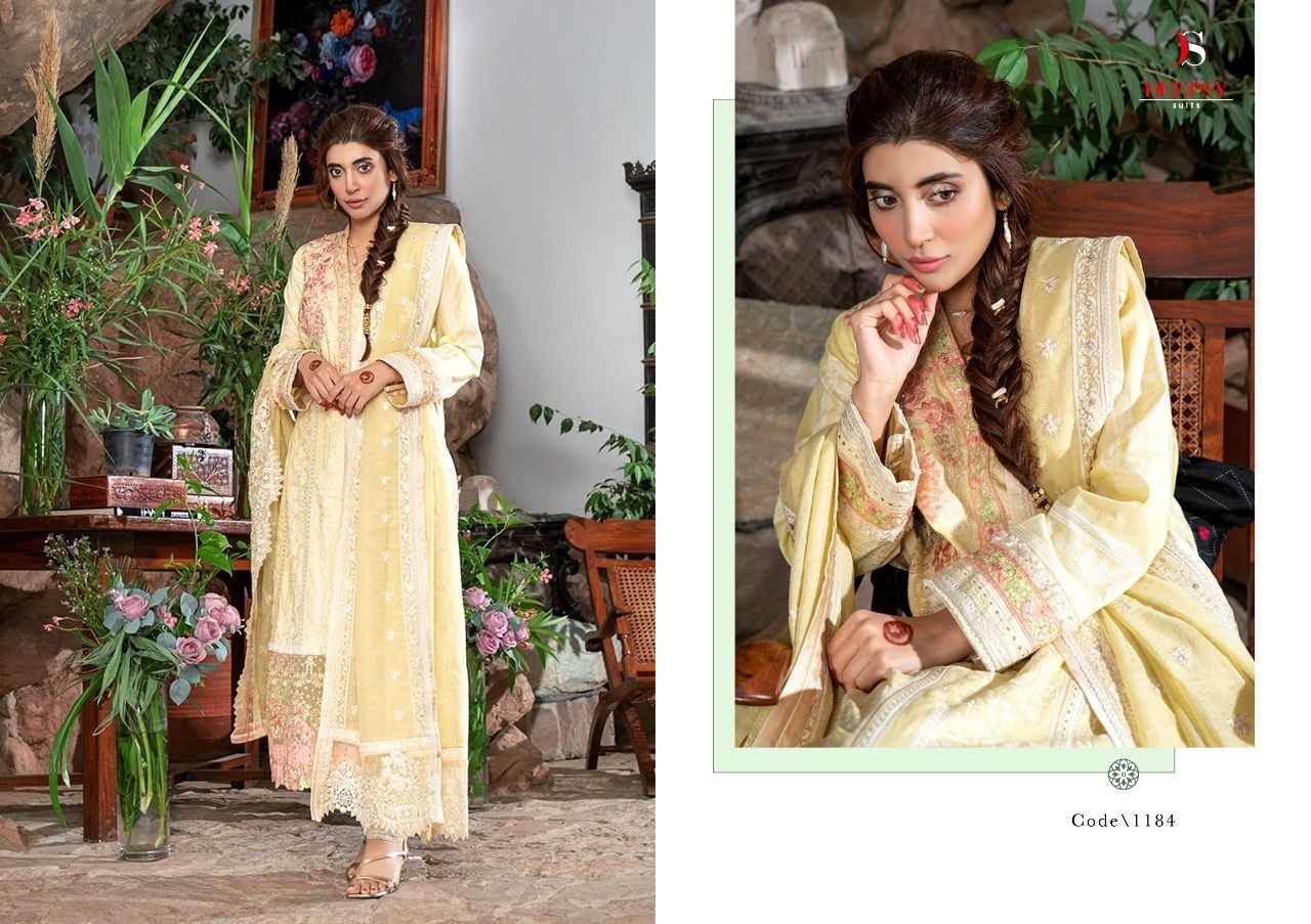 DEEPSY SUITS RANGRASIYA EMBROIDERED COLLECTION 1184 PAKISTANI SUITS WHOLESALER IN INDIA