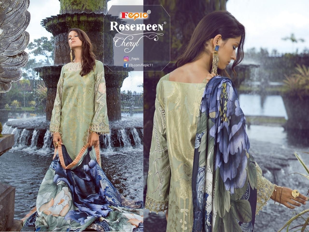 FEPIC ROSEMEEN CHERYL C 1116 PAKISTANI SUITS MANUFACTURER