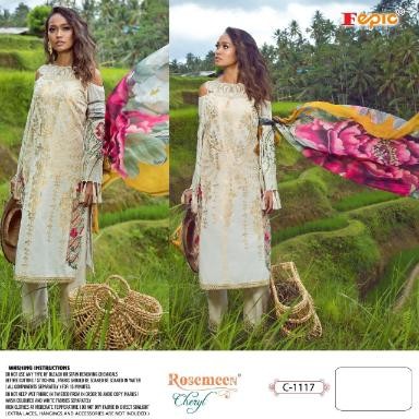 FEPIC ROSEMEEN CHERYL C 1117 PAKISTANI SUITS MANUFACTURER