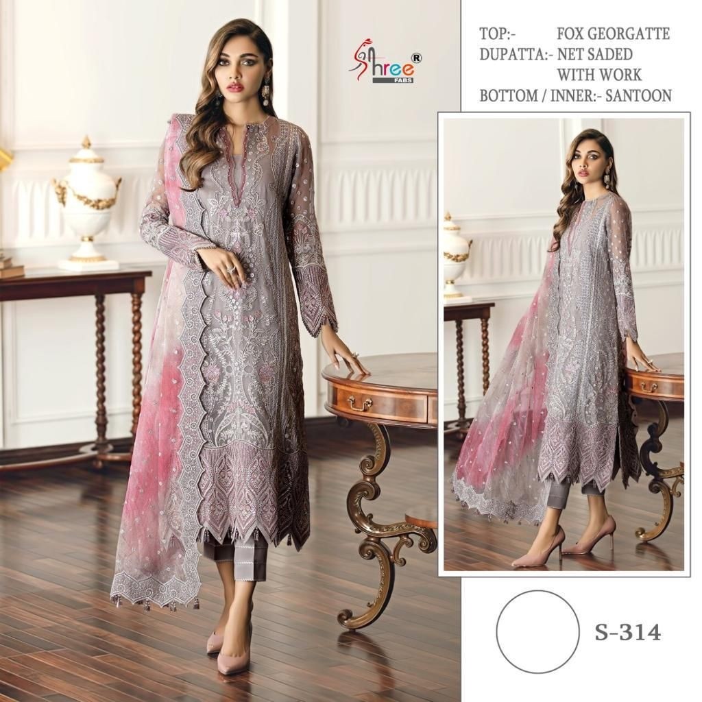 SHREE FABS S 314 SALWAR KAMEZ SUPPLIER SURAT