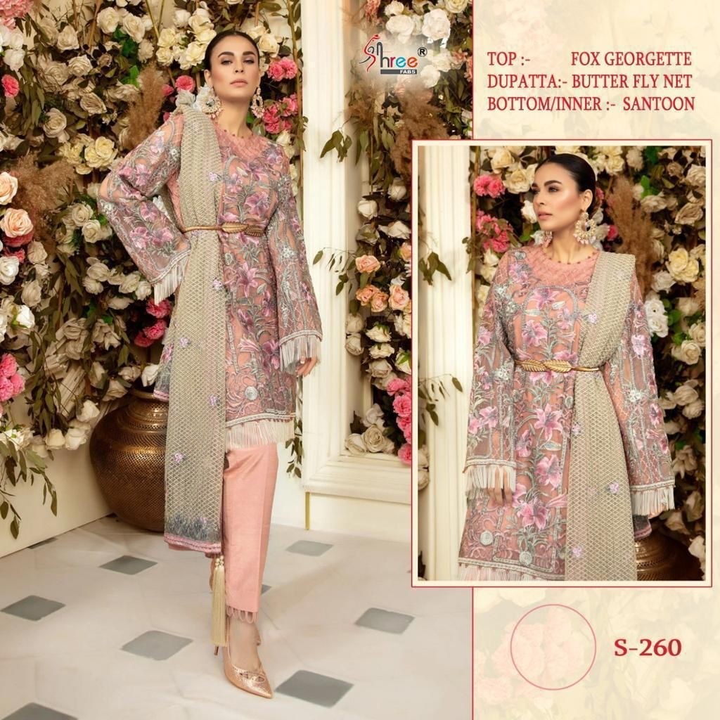 SHREE FABS S 260 SALWAR KAMEZ SUPPLIER SURAT