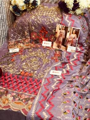 FEPIC ROSEMEEN 91006 ORGANZA  PAKISTANI SUITS WHOLESALE