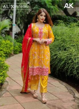 AL KHUSHBU ALK 110 PAKISTANI SUITS BEST DEALER SURAT