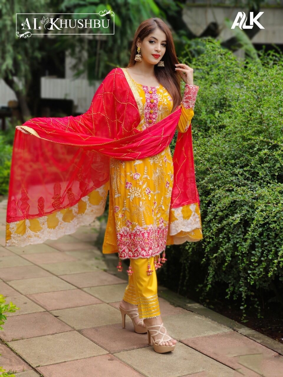 AL KHUSHBU ALK 110 PAKISTANI SUITS BEST DEALER SURAT