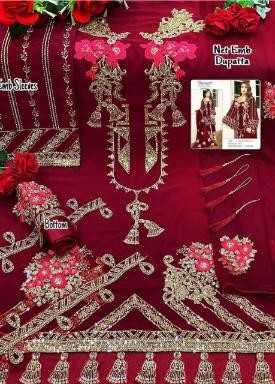 BAREEZE EMBROIDERED CLASSIES 1005 C WHOLESALE SALWAR KAMEZ