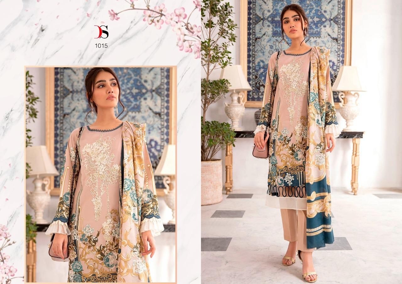 DEEPSY SUITS FIRDOUS URBANE 1013TO1018 PAKISTANI SUITS COTTON PRINT IN SURAT