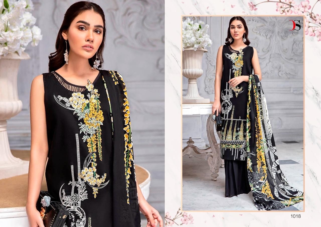DEEPSY SUITS FIRDOUS URBANE 1013TO1018 PAKISTANI SUITS COTTON PRINT IN SURAT