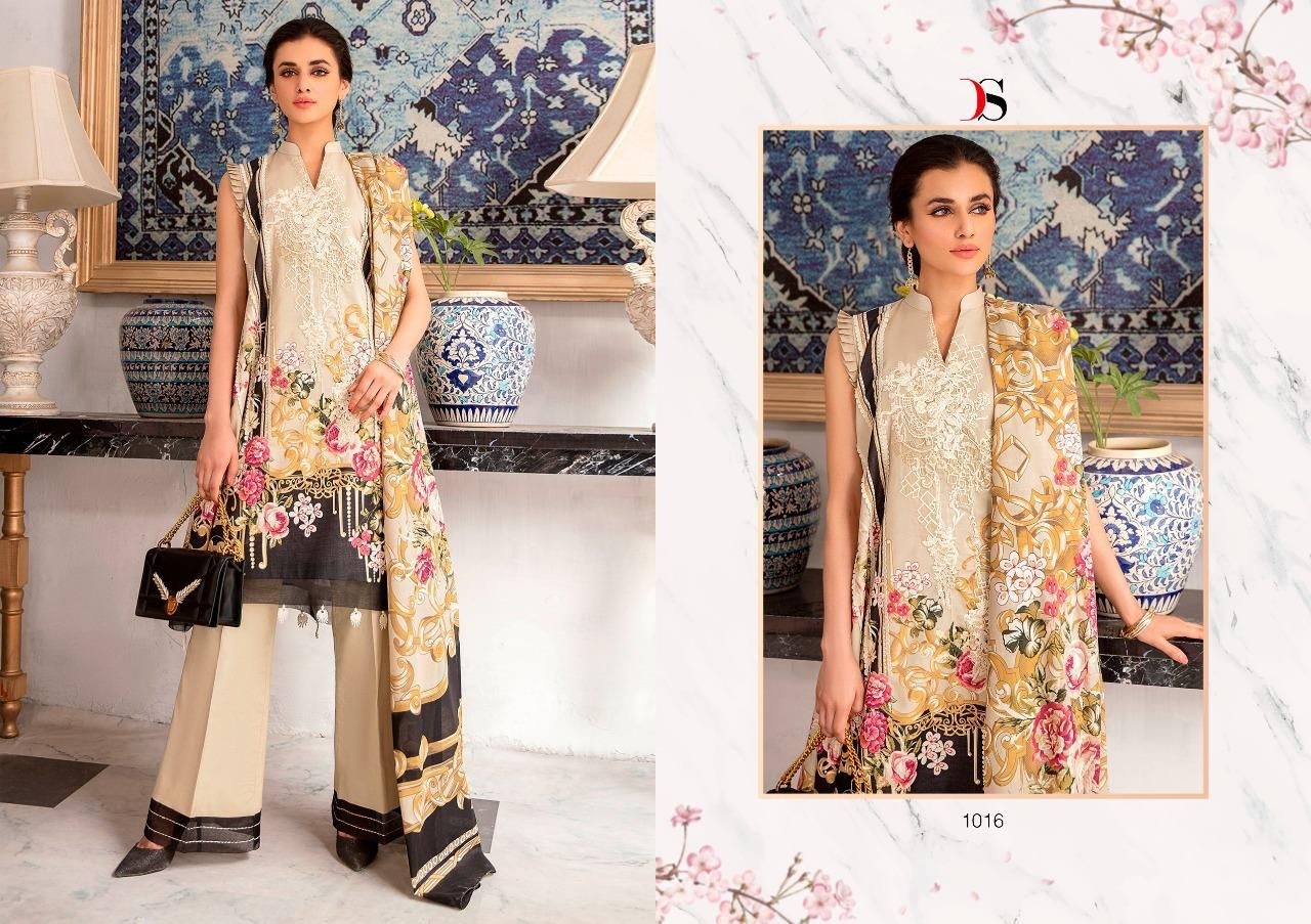 DEEPSY SUITS FIRDOUS URBANE 1013TO1018 PAKISTANI SUITS COTTON PRINT IN SURAT