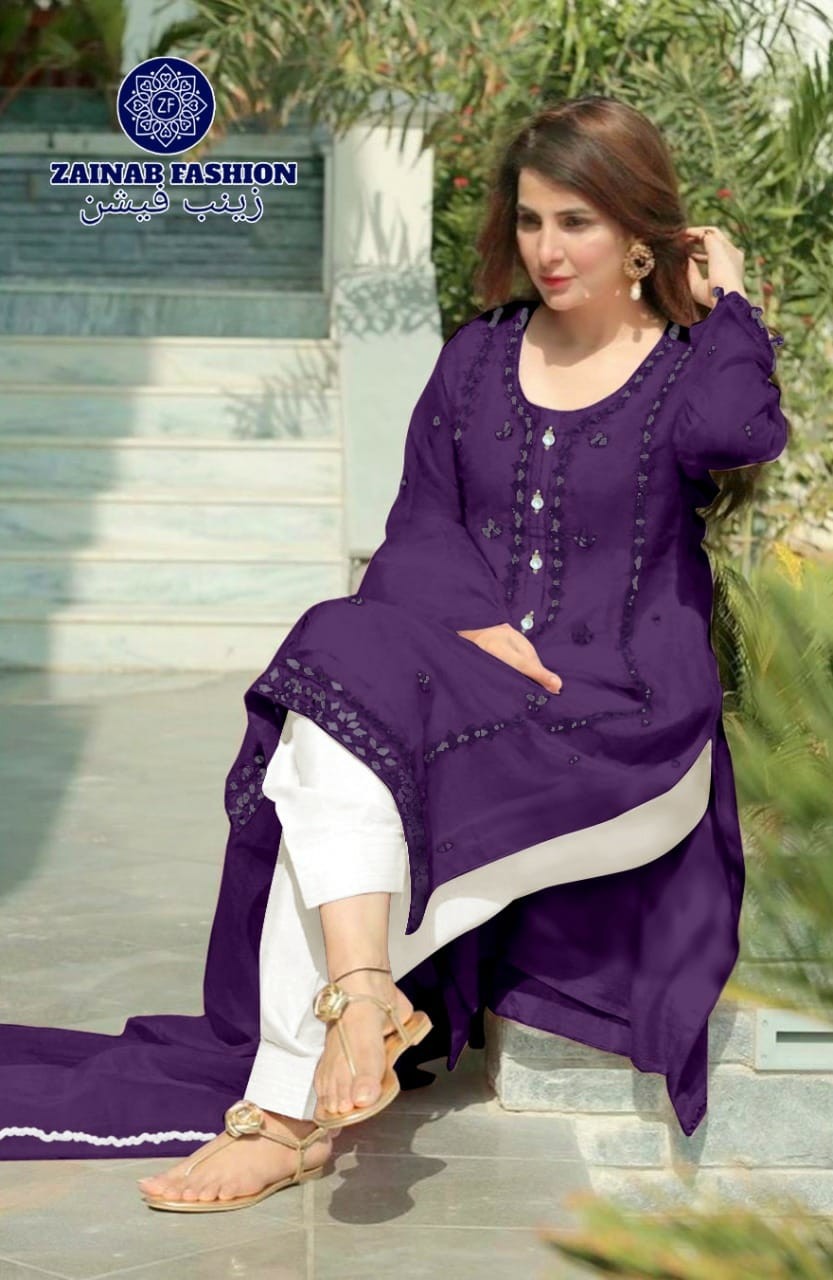 ZAINAB FASHION ZF 1202 B SALWAR KAMEZ WHOLESALER