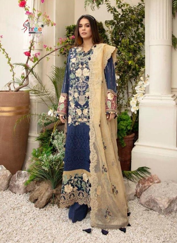 SHREE FABS ADAN LIBAAS SCHIFFLI COLLECTION VOL 7 1898 NEW PAKISTANI SUITS MANUFACTURER