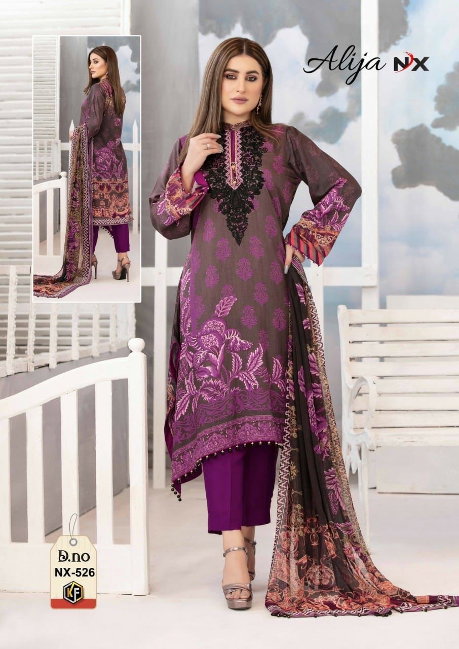 KEVAL FAB ALIYA NX 521TO526 EXCLUSIVE KARACHI COLLECTION AVAILABALE IN SURAT