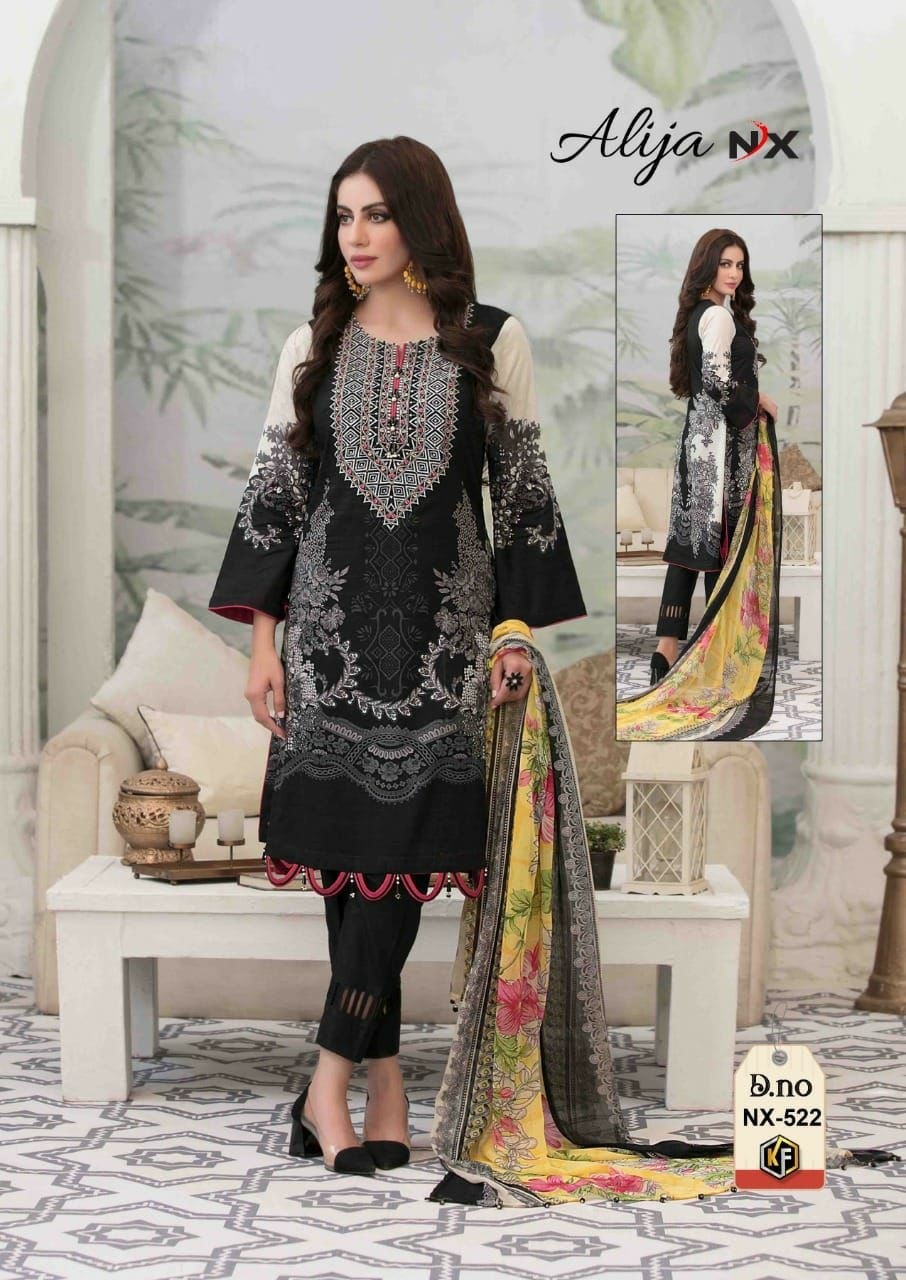 KEVAL FAB ALIYA NX 521TO526 EXCLUSIVE KARACHI COLLECTION AVAILABALE IN SURAT