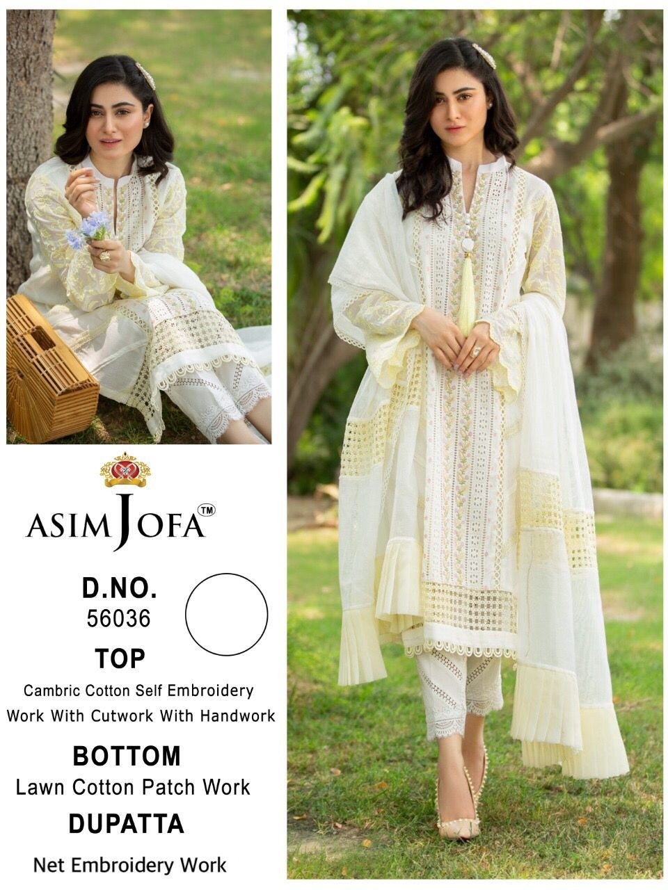 ASIM JOFA JF 56036 PAKISTANI SUITS WHOLESALER
