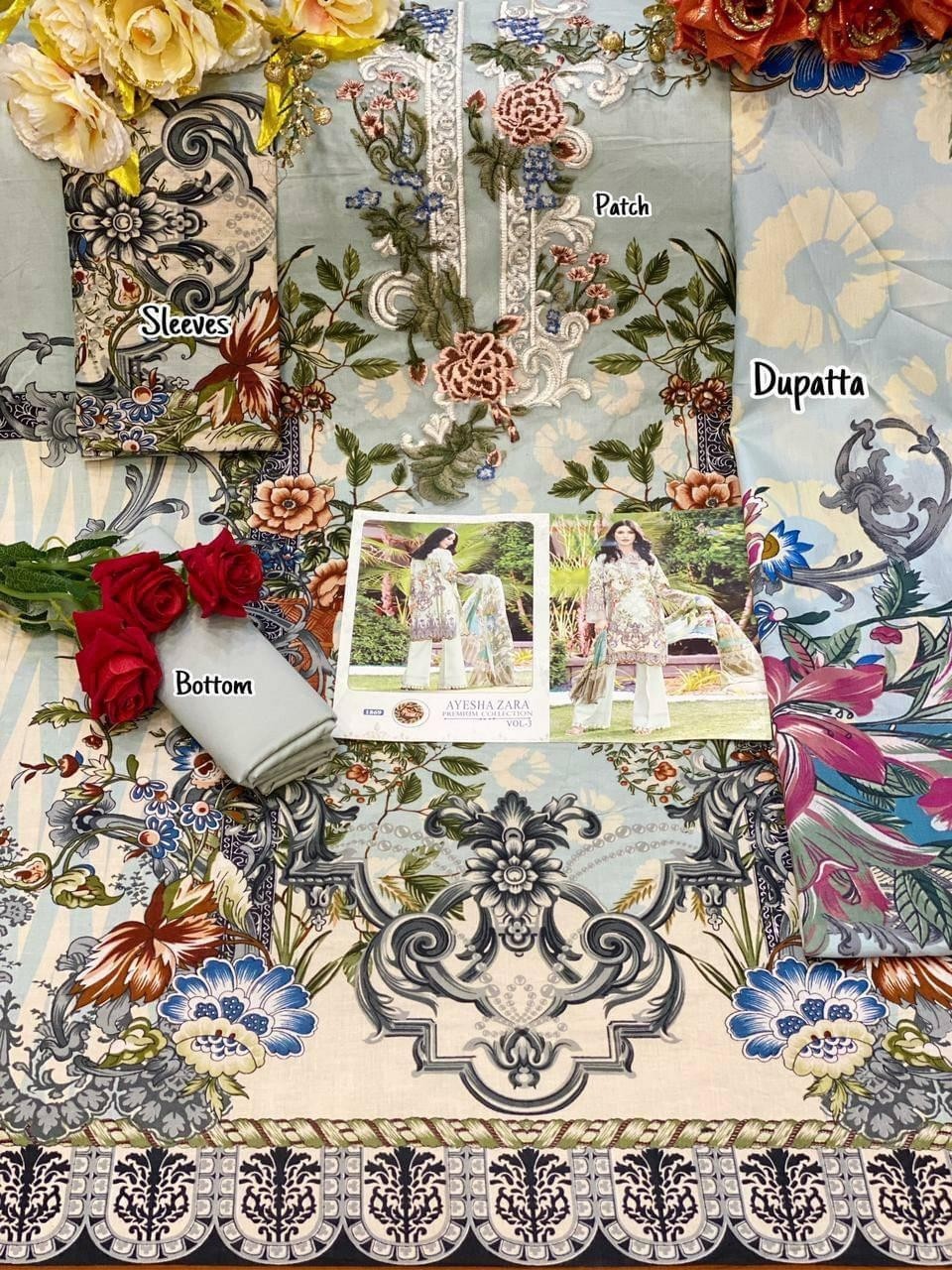 SHREE FABS AYESHA ZARA REMIX COLLECTION 7-DESINGN SALWAR KAMEZ WHOLESALE