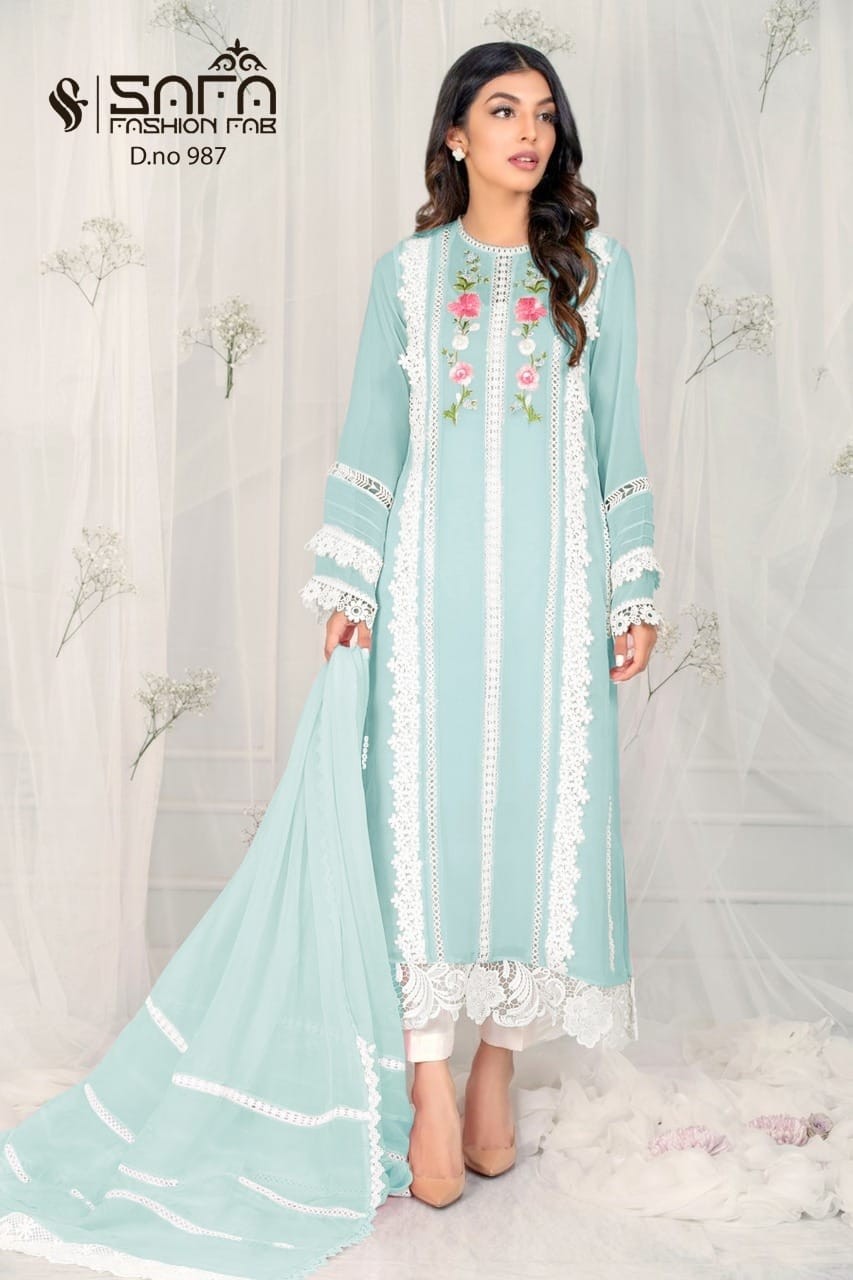 SAFA FASHION 987 BEST DESIGN KURTIS SINGALE AVAILABALE IN SURAT